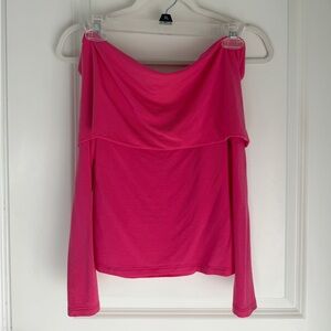 Aritzia Babaton Vibrant Pink Top